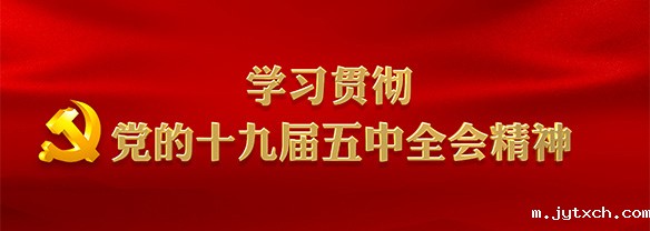学习贯彻党的十九届五中全会精神